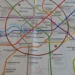 Moscow metro map.