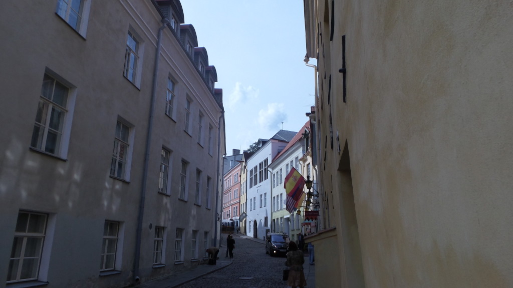 A typical Tallinn street.