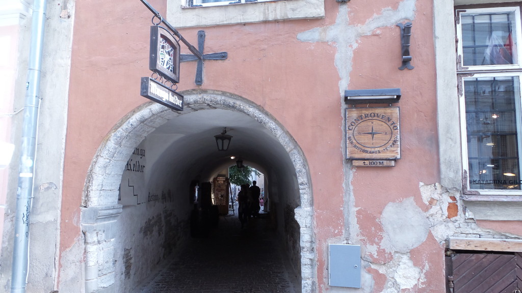 Medieval passageways.