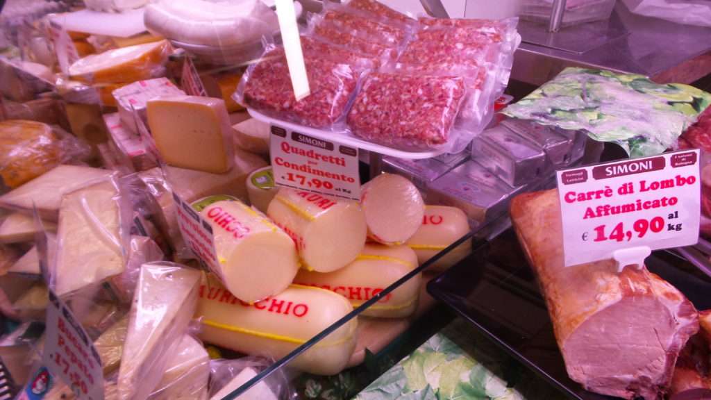 Cheese and Meats.