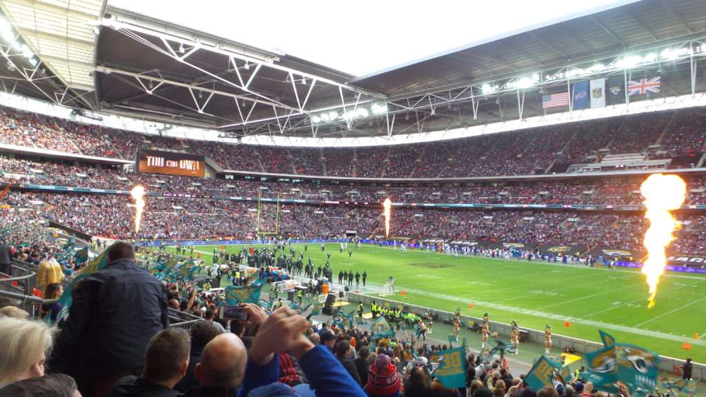 The NFL in Wembley.