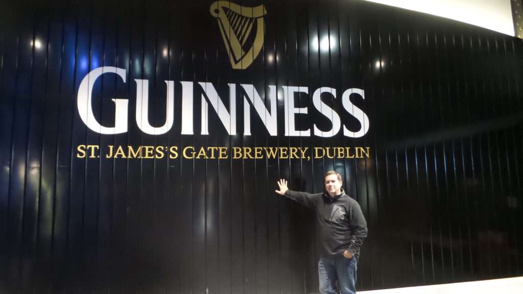 At Guinness.
