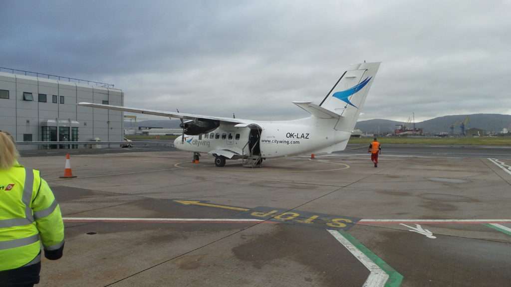 My plane to the Isle of Man.