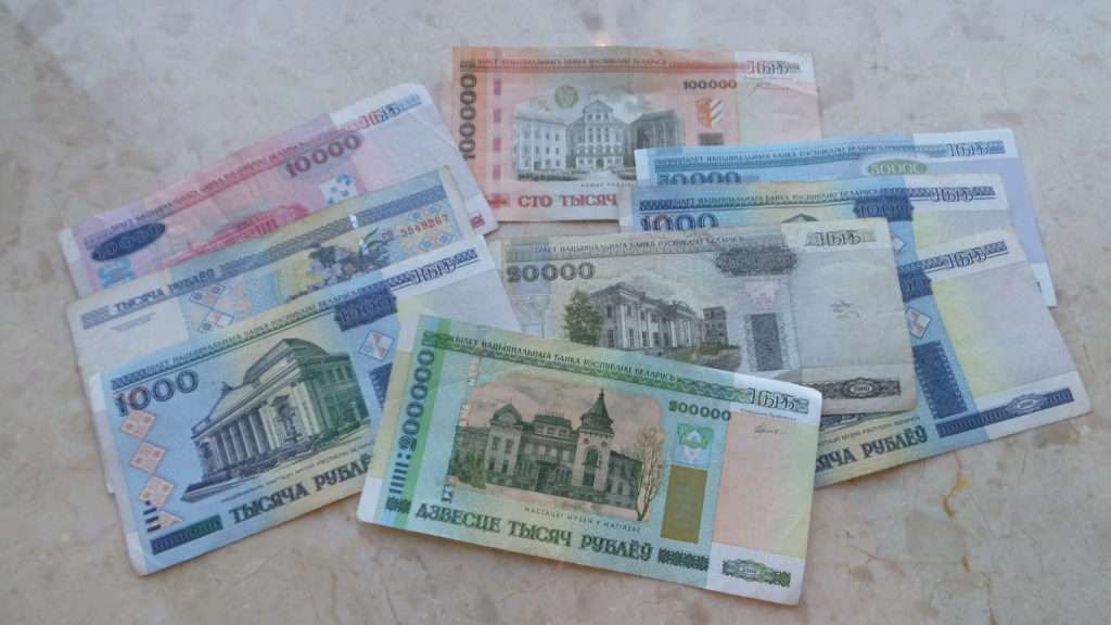 Belarusian rubles.