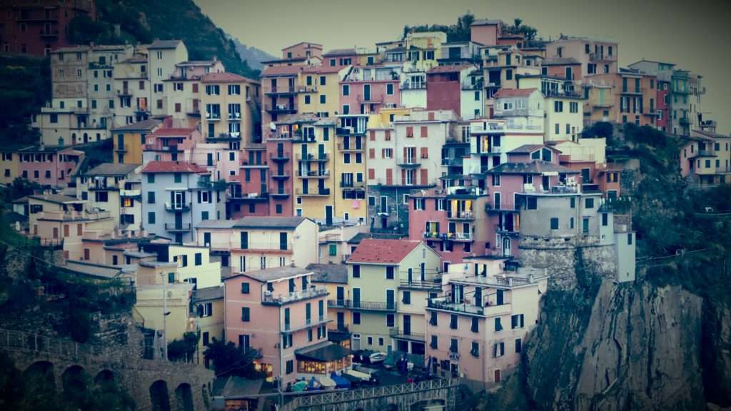 Colorful houses.