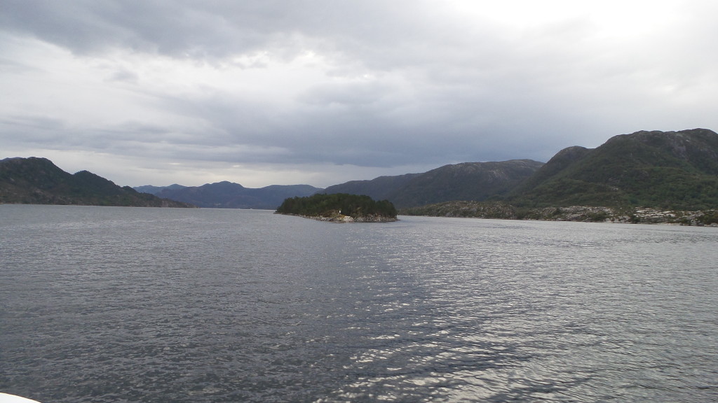 Entering the Fjord.