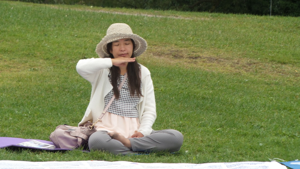 Falun Gong in the Park.