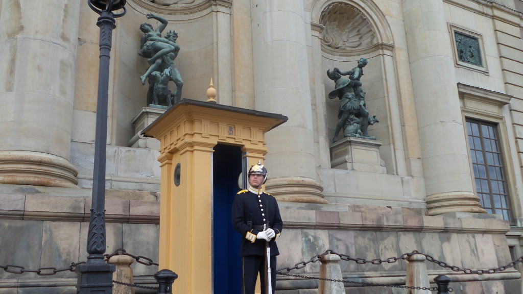Guarding the Royal Swedes.