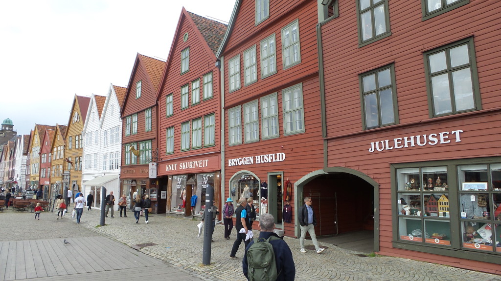 Lots of wooden buildings.