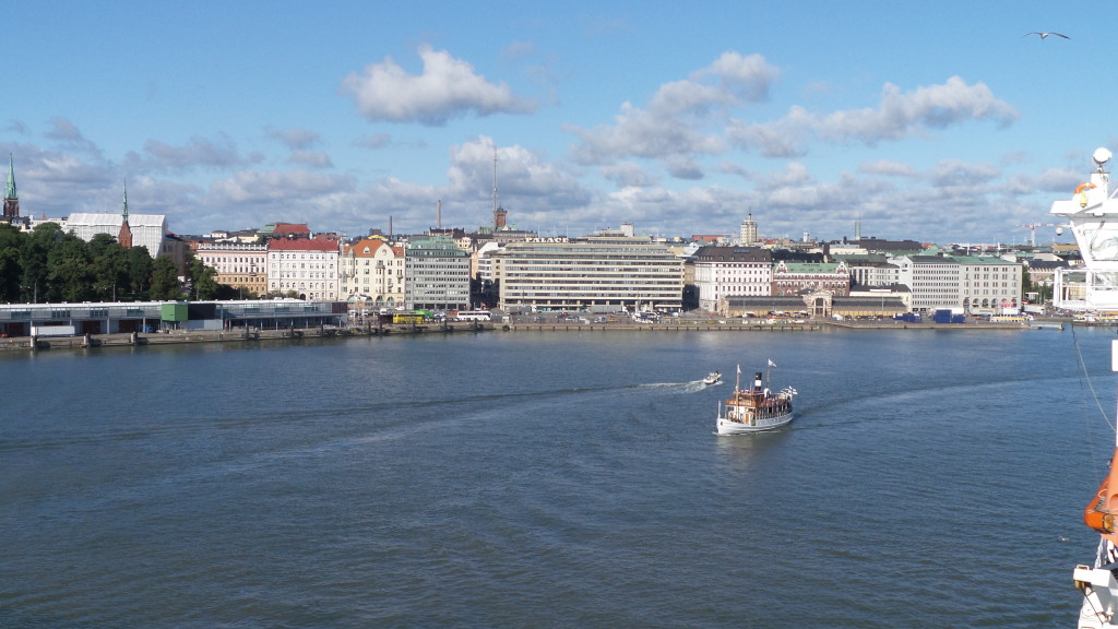 My first view of Finland. From the cruise ship.