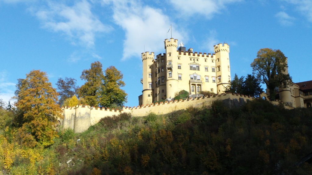 Hohenschwangau castle.